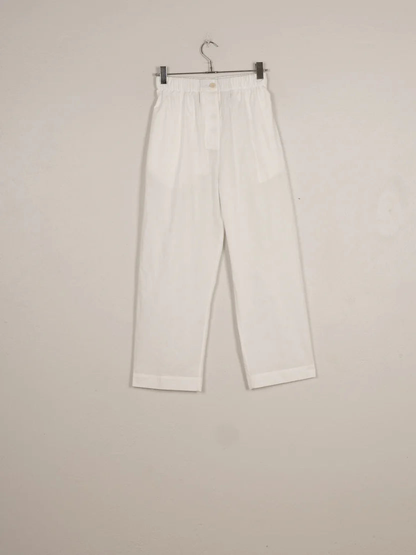 KIKA PANTS - LIME WHITE