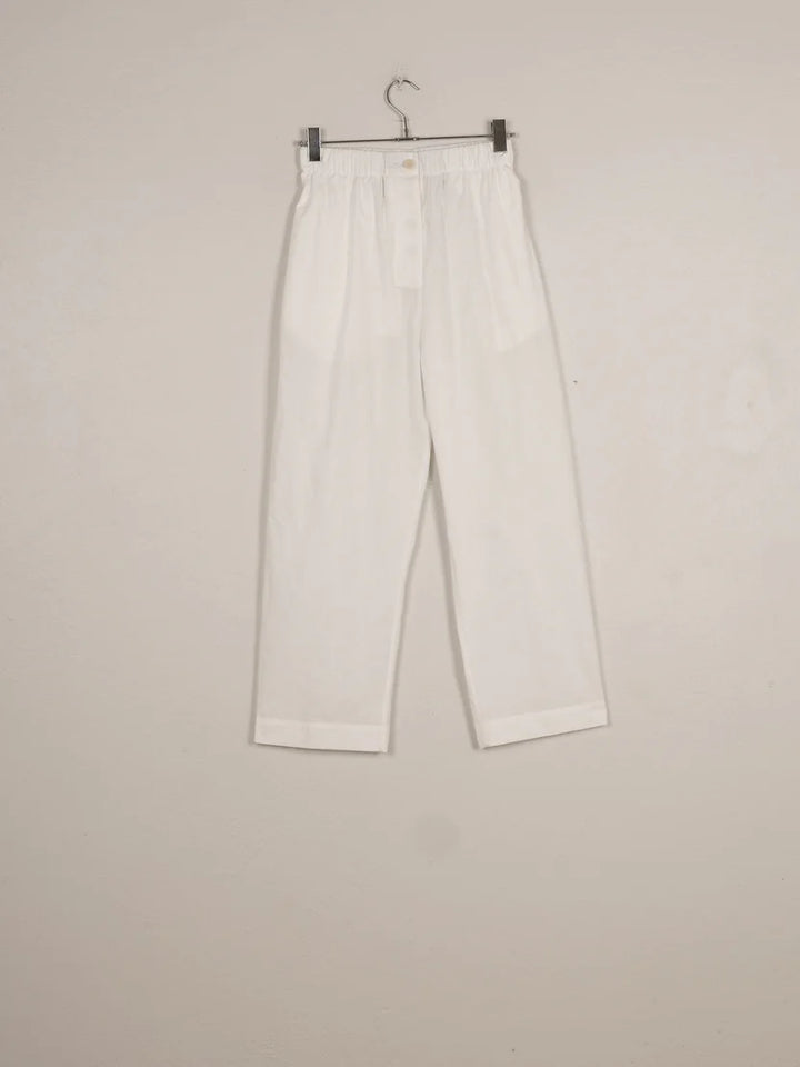 KIKA PANTS - LIME WHITE