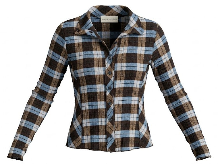 ODINE BLOUSE - BROWN