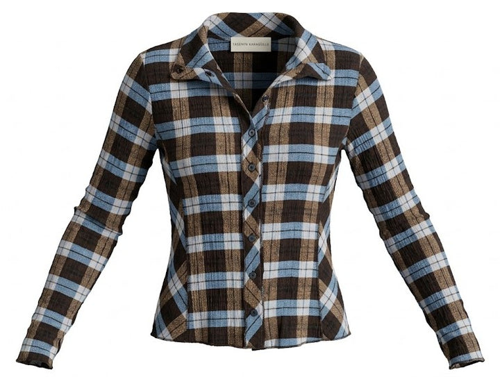 ODINE BLOUSE - BROWN