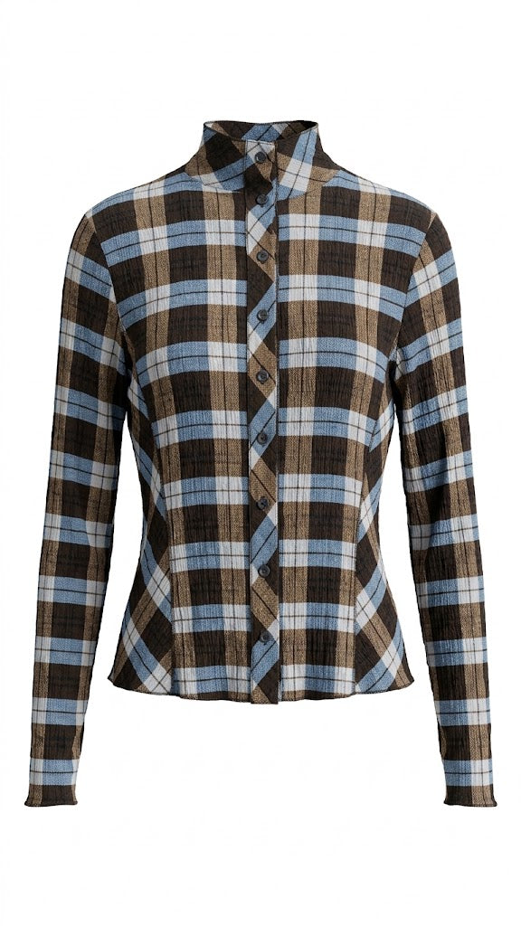 ODINE BLOUSE - BROWN