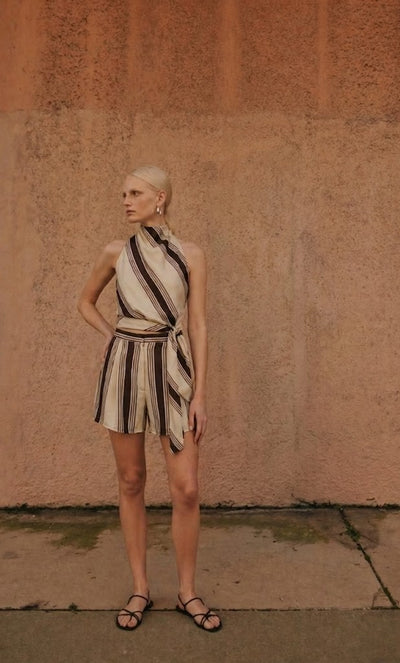 PETRA SHORT - STRIPE