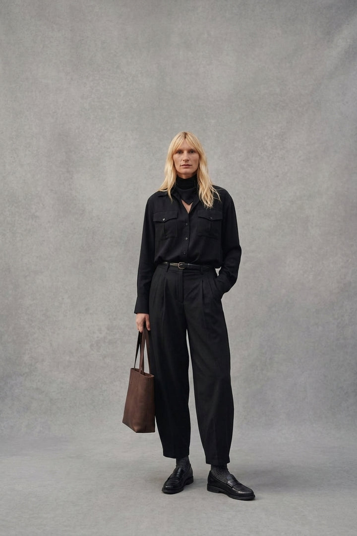 THE BALOON PANTS - BLACK