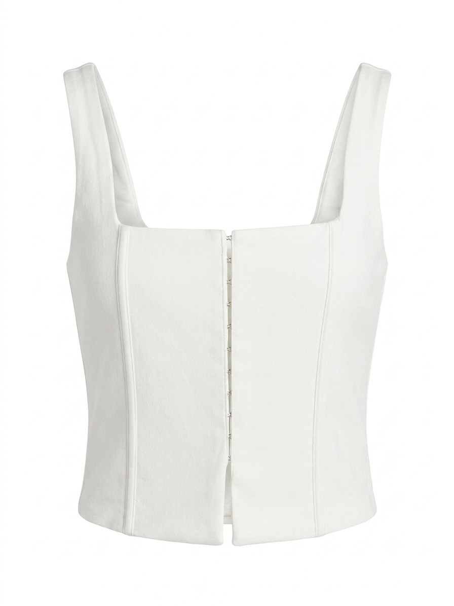 ARDEN BUSTIER - WHITE