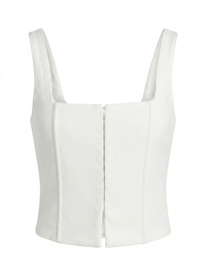 ARDEN BUSTIER - WHITE