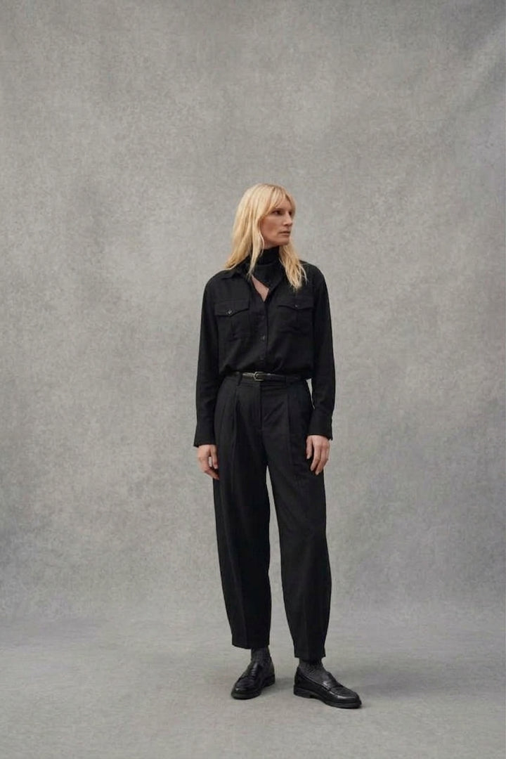SIMONETTE SHIRT - BLACK