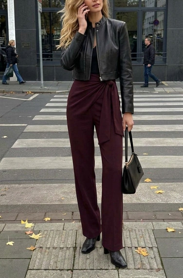 SIERRA PANTS - BURGUNDY