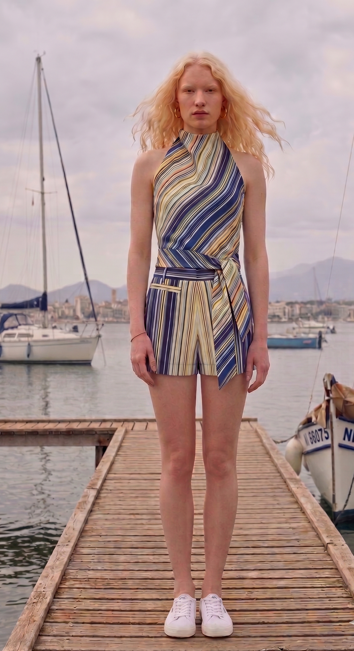 LOU SHORT - STRIPE