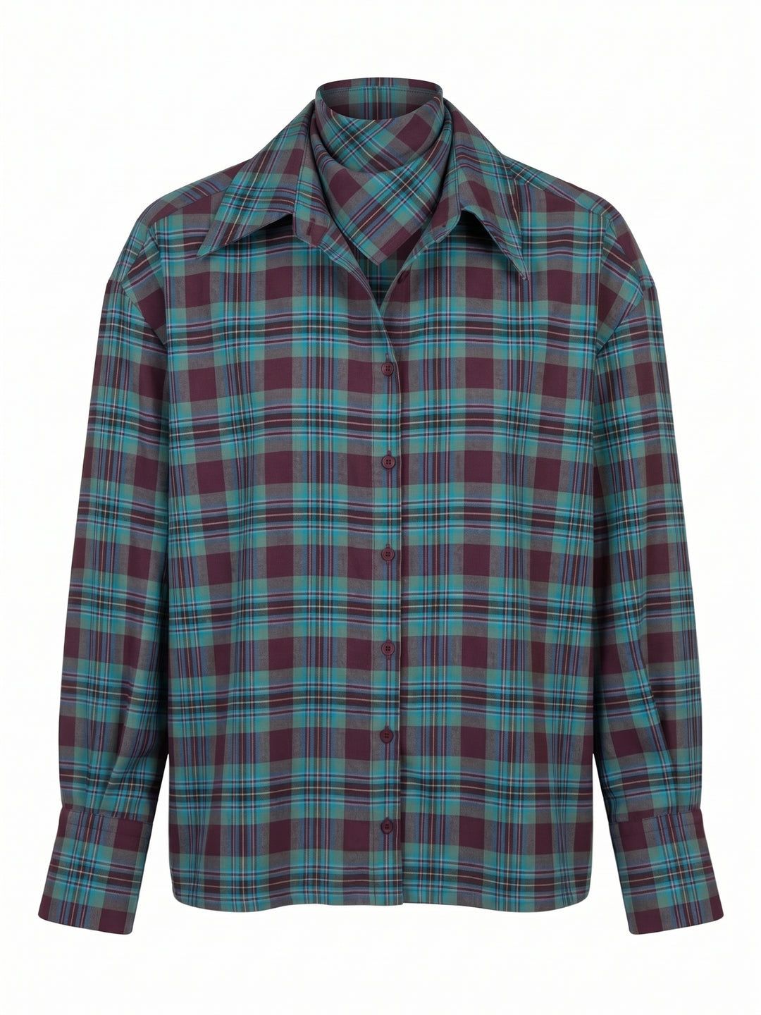 SIMONETTE SHIRT - TURQUOISE