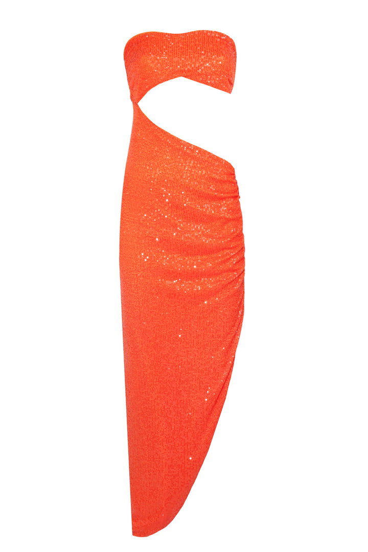 LILY DRESS/ORANGE