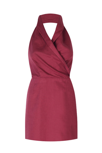 RENETA DRESS - CHERRY