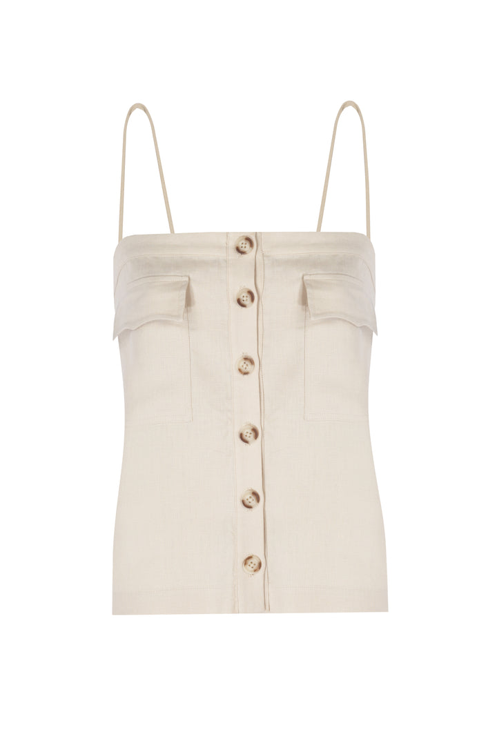 DORIANE TOP - BEIGE