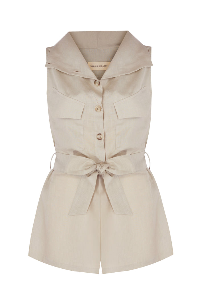 DAISY ROMPER - BEIGE
