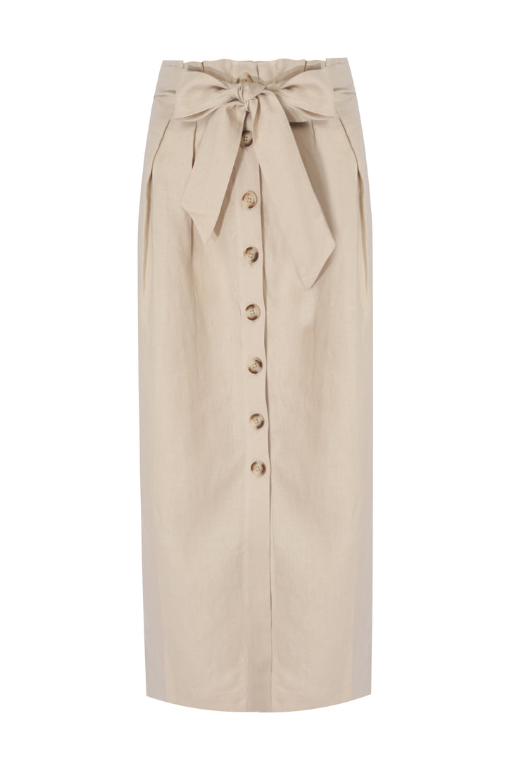 CASSANDRA SKIRT - BEIGE