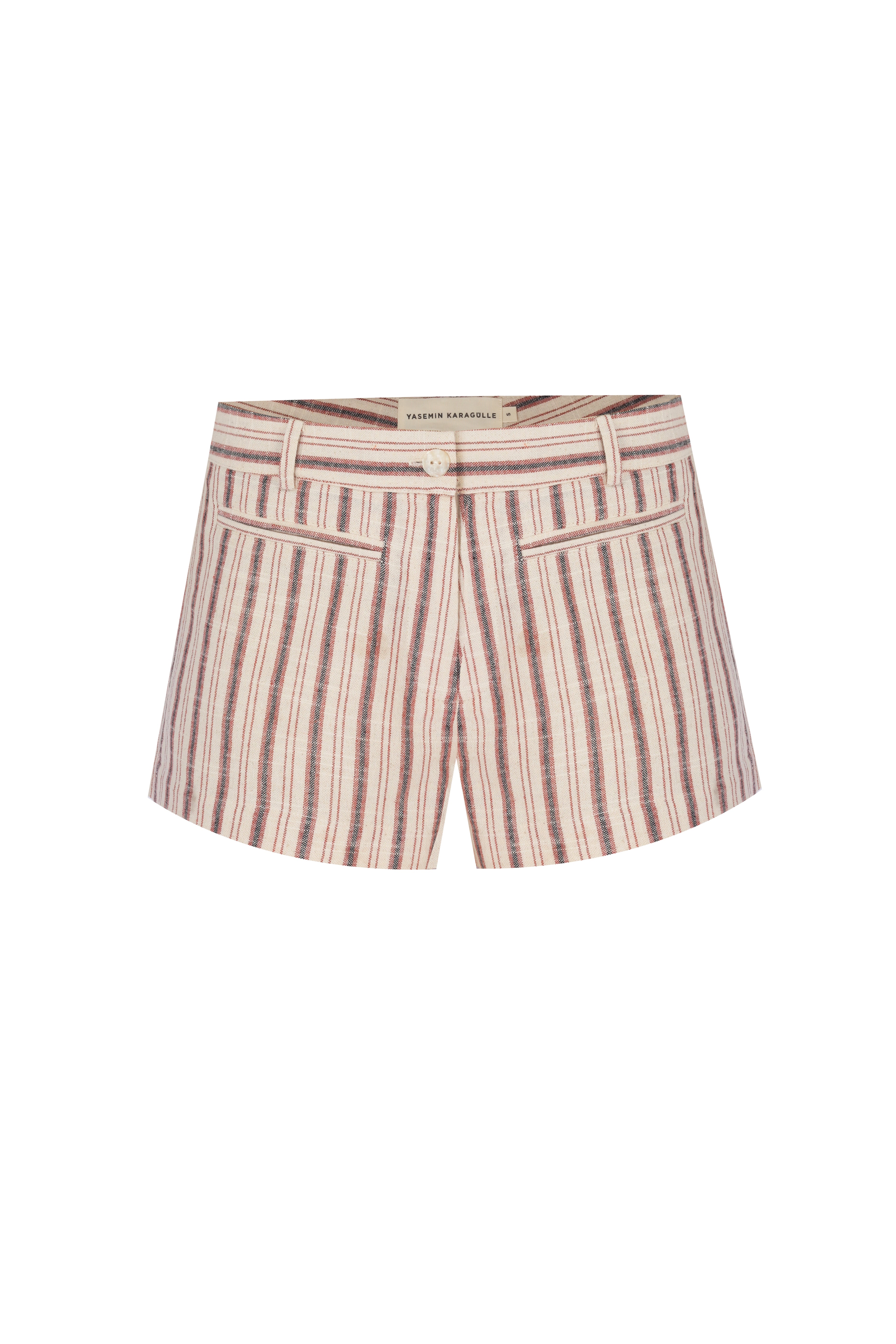 ANDY SHORT - RED STRIPES – Yasemin Karagülle