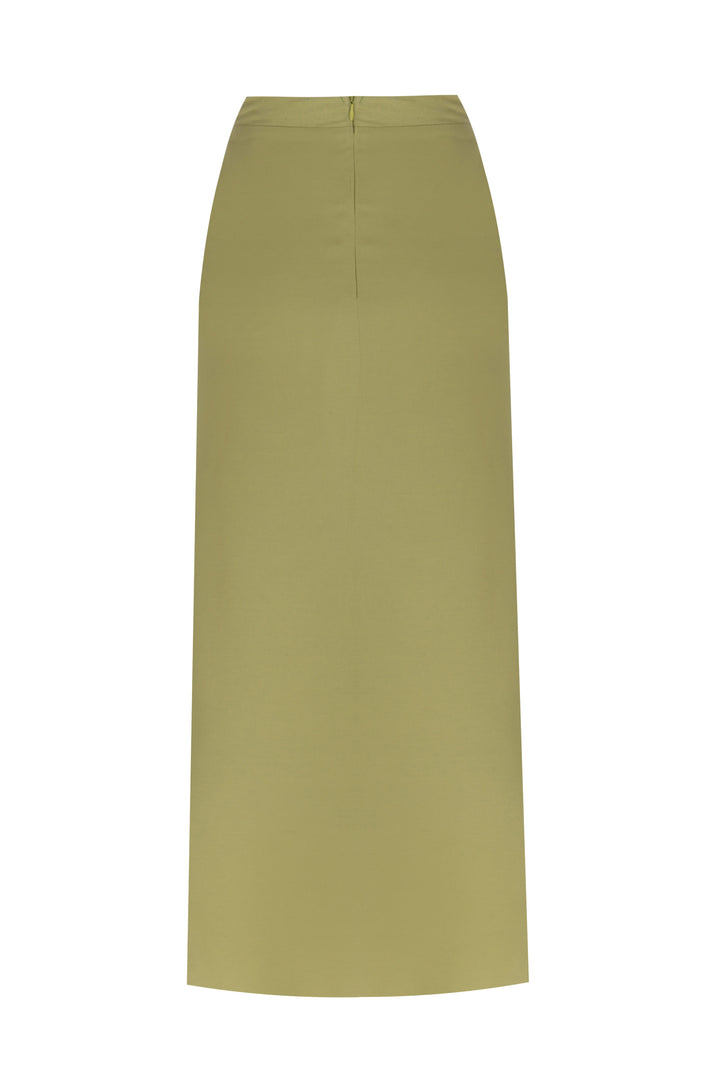 KHAKI KARMEN SKIRT