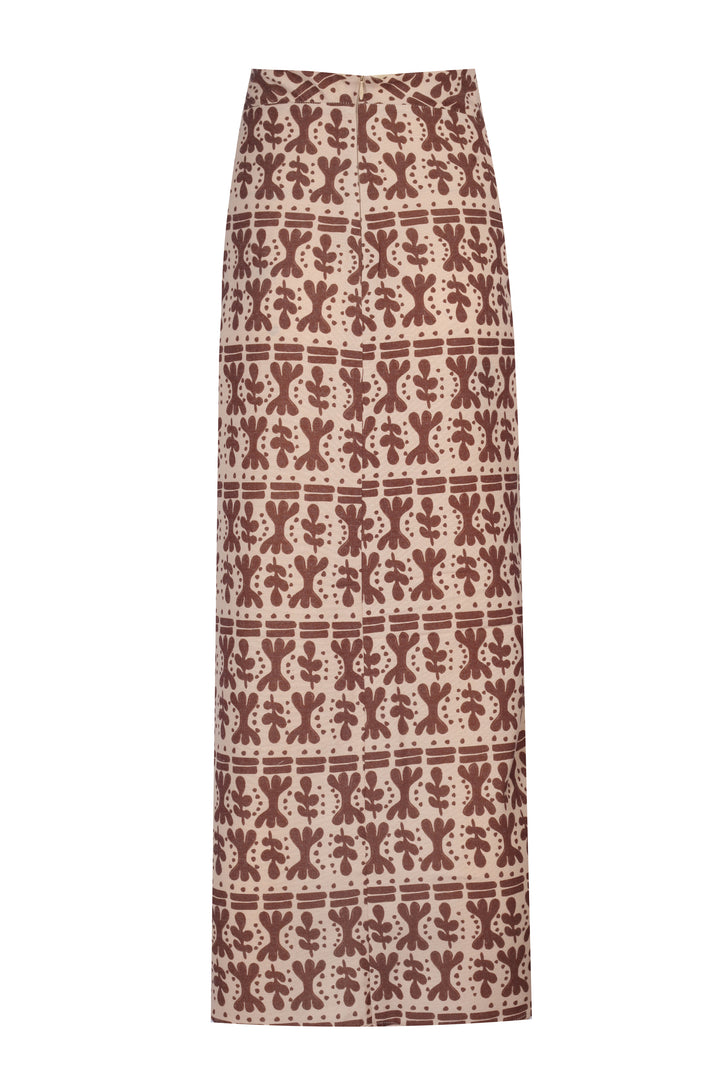 KARMEN SKIRT / BROWN