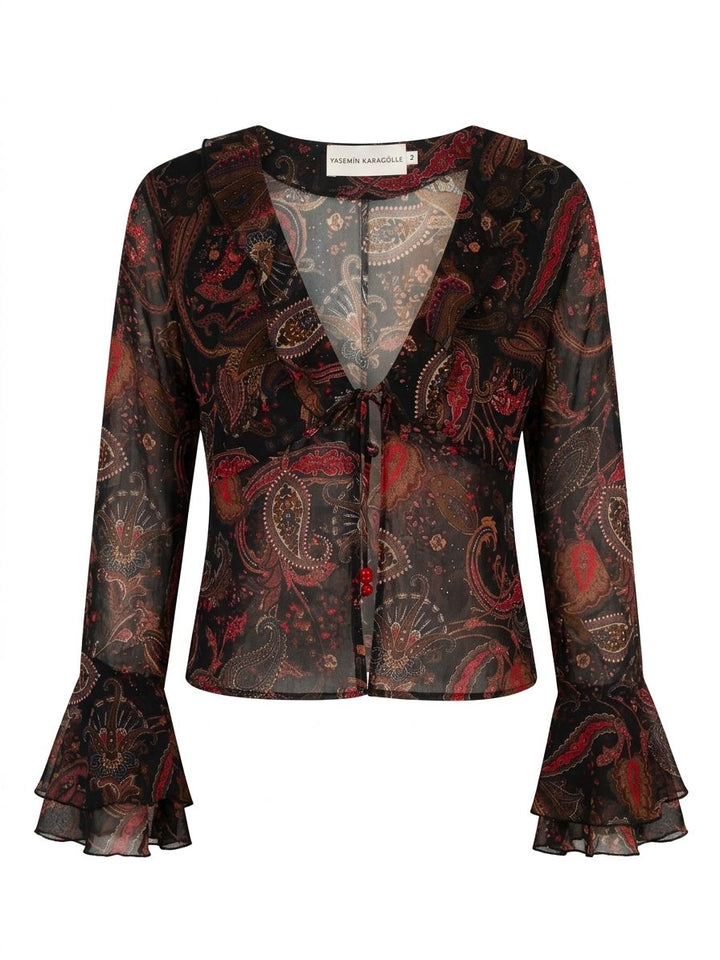 GYPSY SHIRT - BLACK