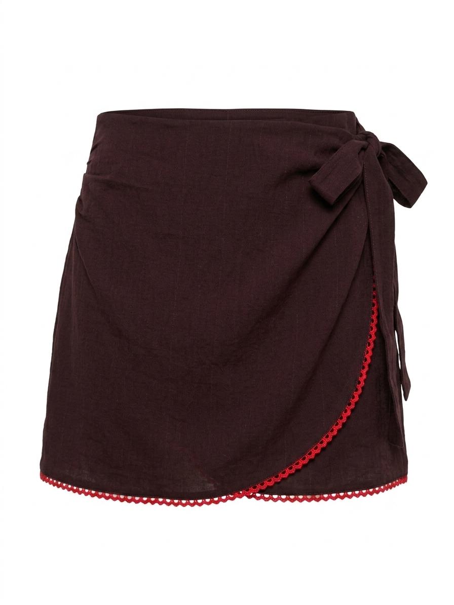 LEXI SKIRT - BROWN