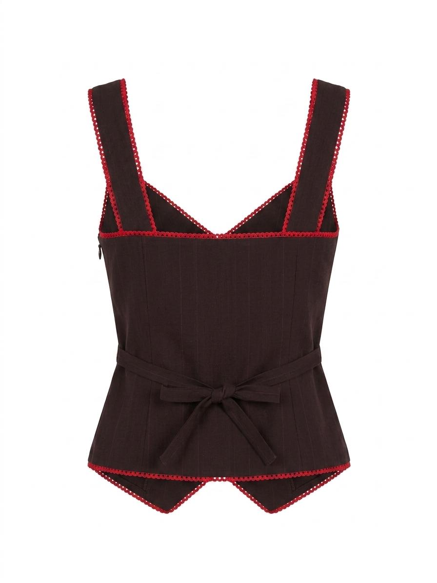 EMILY TOP - BROWN