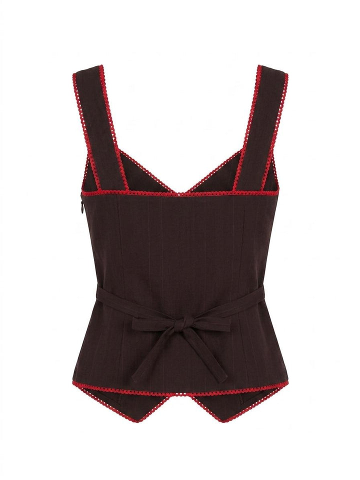 EMILY TOP - BROWN