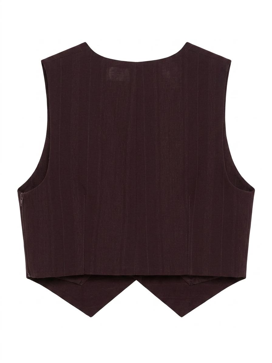 BRAD VEST - BROWN