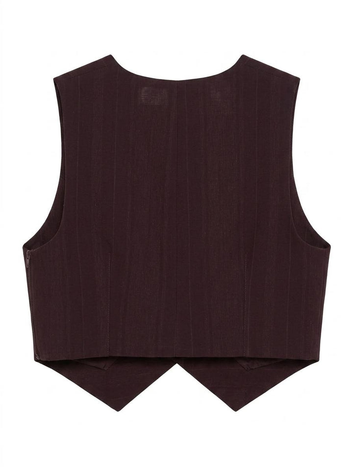 BRAD VEST - BROWN