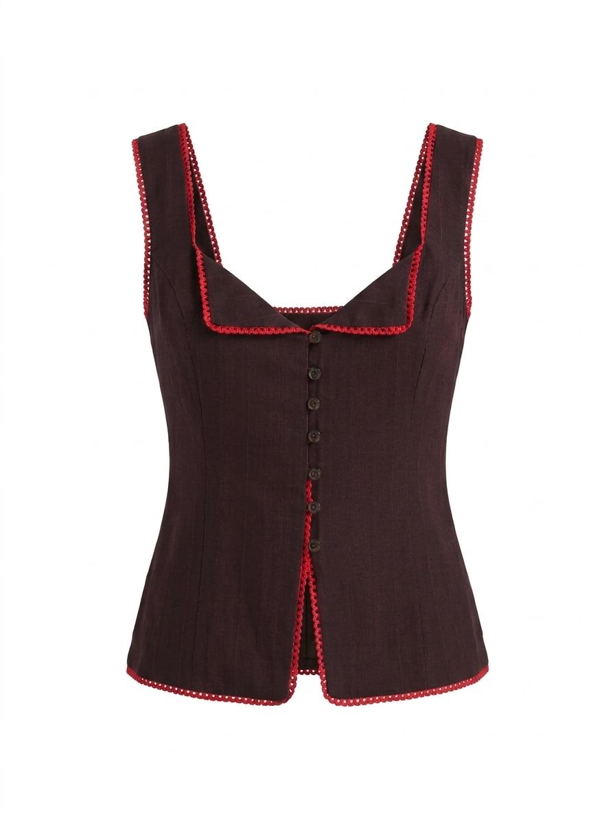 EMILY TOP - BROWN