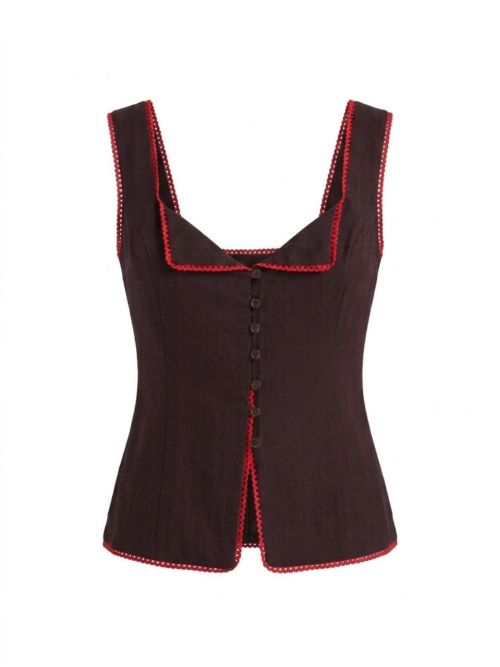 EMILY TOP - BROWN