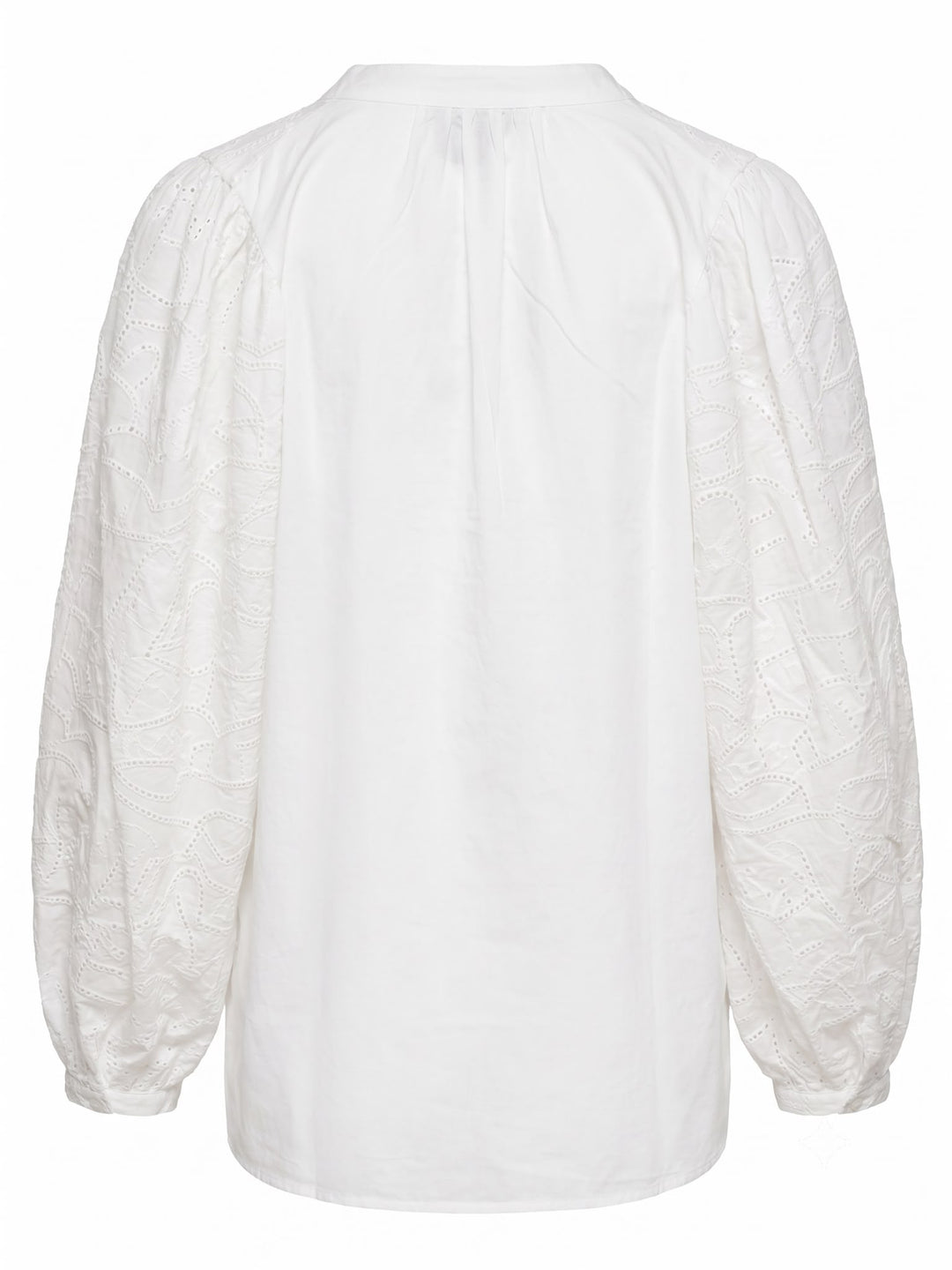 CLAUDIE BLOUSE - LIME WHITE