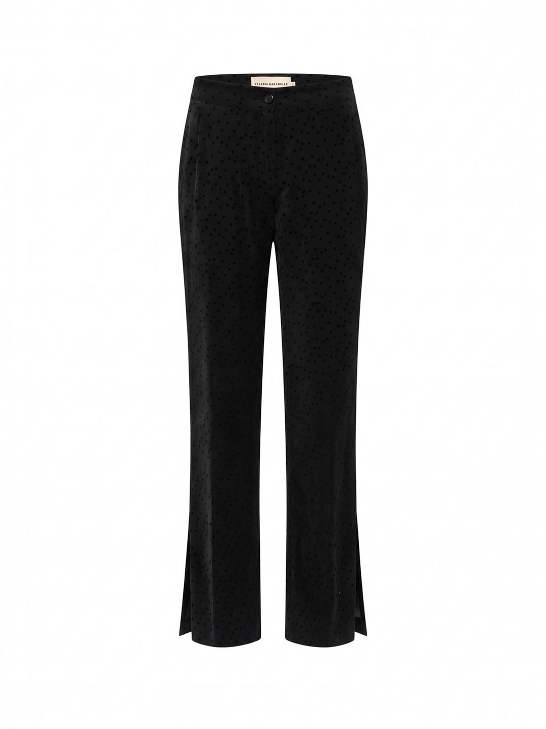TRACY PANTS - BLACK POLKA DOTS