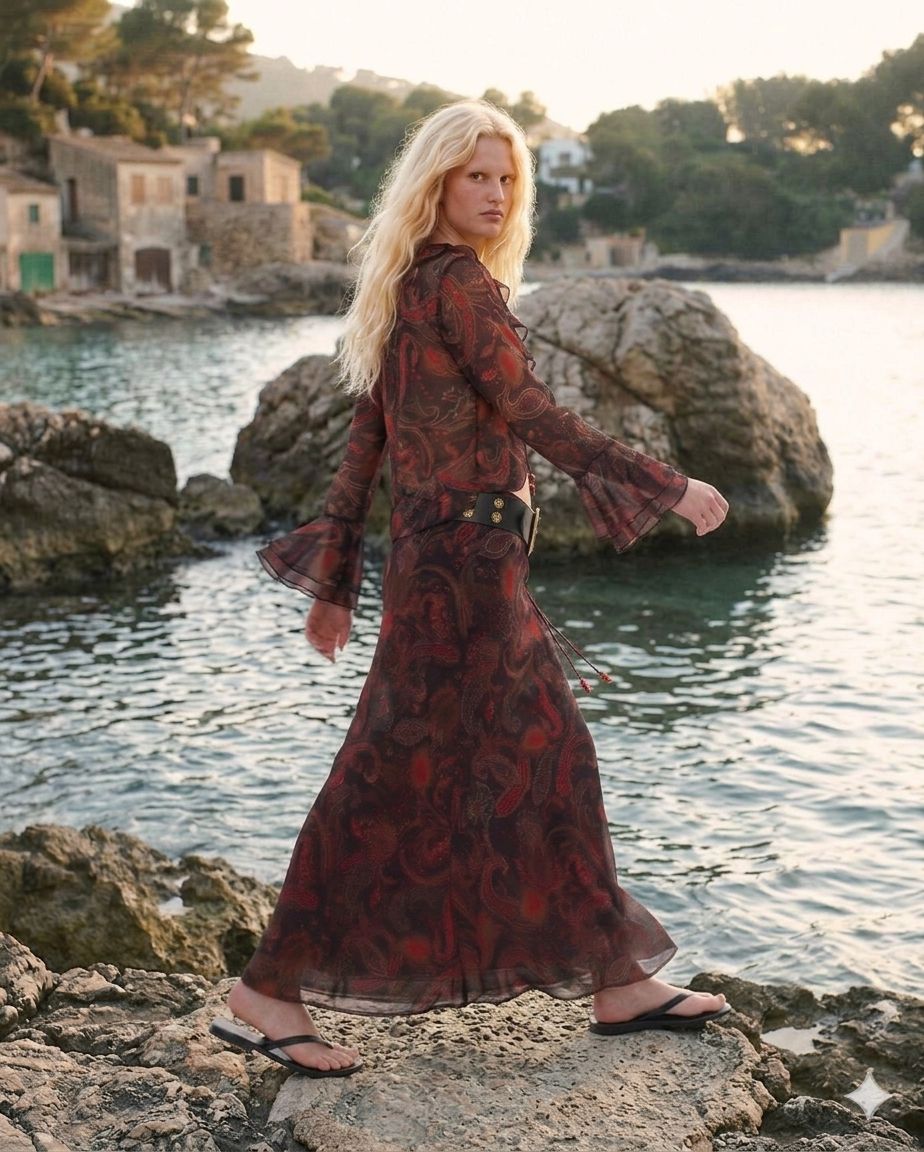 GYPSY SHIRT - BLACK
