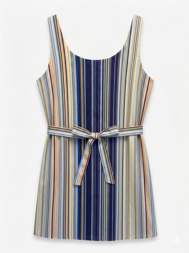 NINA DRESS - STRIPE