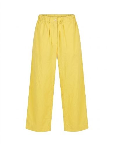 KIKA PANTS - LIME WHITE