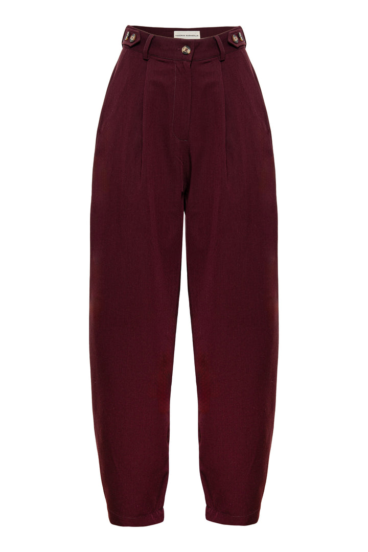 THE BALOON PANTS - BURGUNDY