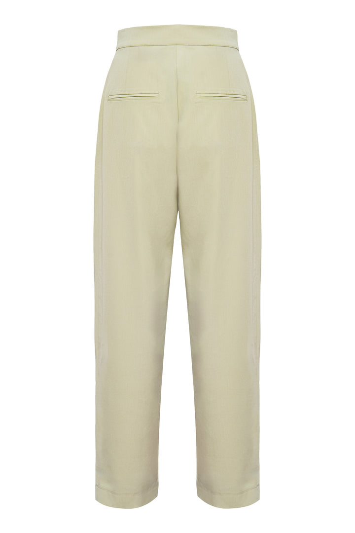 SIMONETTE PANTS - MINTY BEIGE