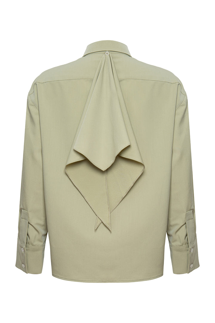 SIMONETTE SHIRT - MINTY BEIGE