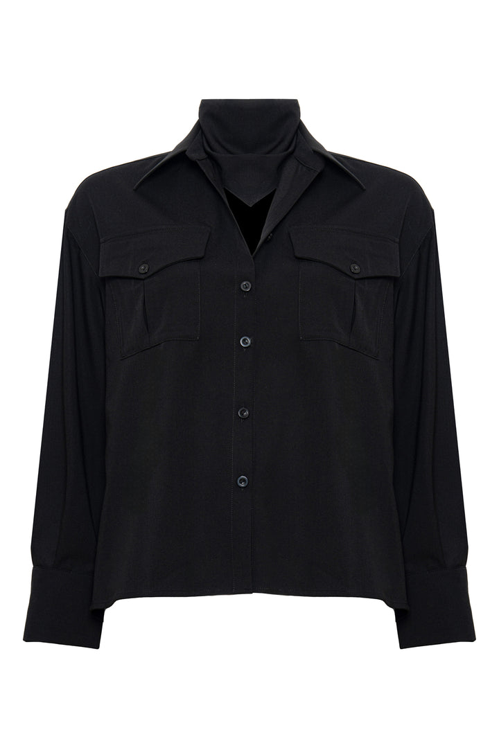 SIMONETTE SHIRT - BLACK